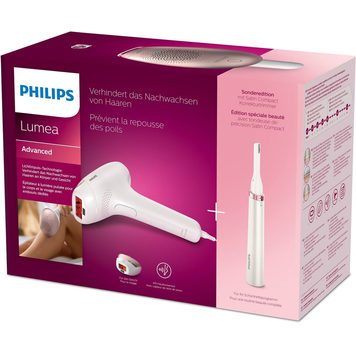 Épilateur à lumière pulsée Philips BRI921/00