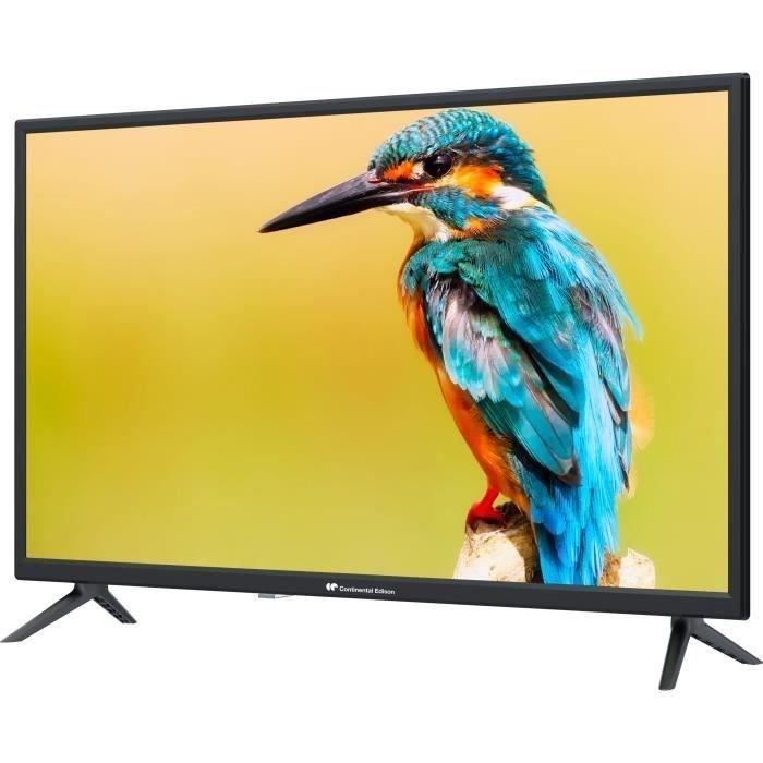 CONTINENTAL EDISON CELED3222B6 - TV LED HD 32 (81 cm) - 3xHDMI, 2xUSB - Noir