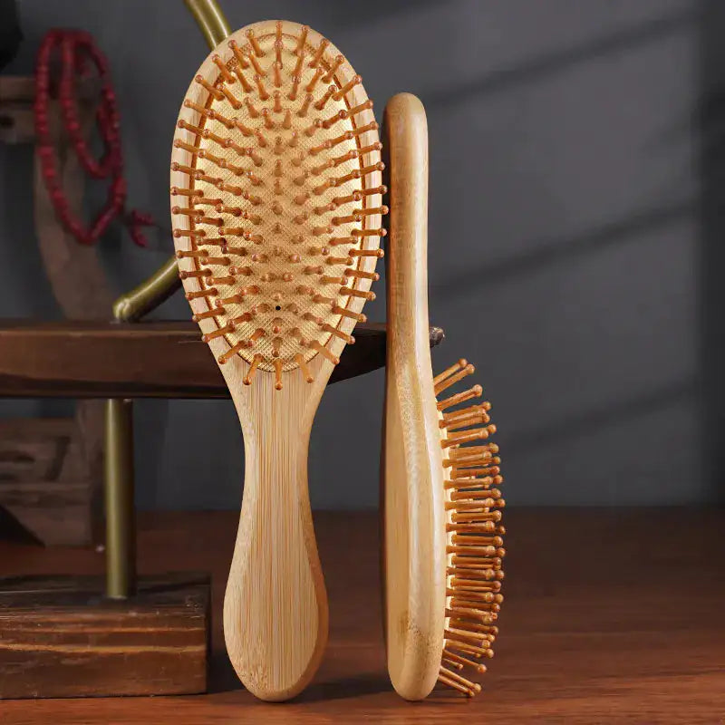 Brosse à cheveux en bambou