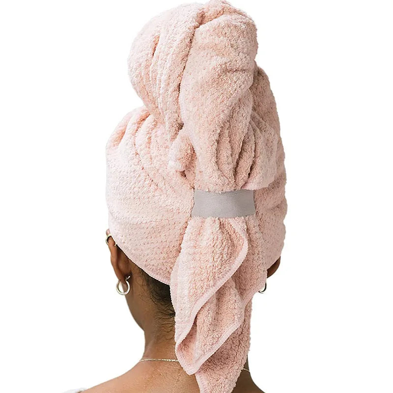 Serviette de bain pour cheveux